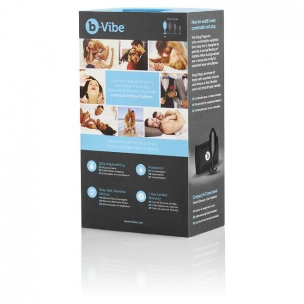 B-VIBE  SNUG PLUG ANAL 4 NEGRO - Image 3