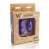 WOMANVIBE ALSAN EGG CONTROLE REMOTO PRETO SILICONE ROXO - Image 3