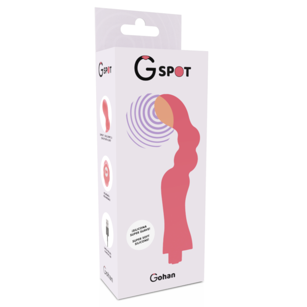 G-SPOT GOHAN LIGHT RED VIBRATOR - Image 3