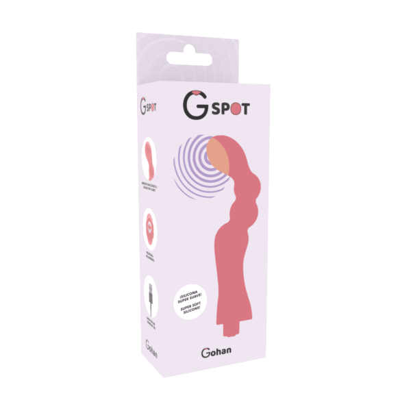 G-SPOT GOHAN LIGHT RED VIBRATOR - Image 2