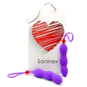 PLUGUE ANAL SANINEX CLIMAX COM ANEL DE PÊNIS LILAC