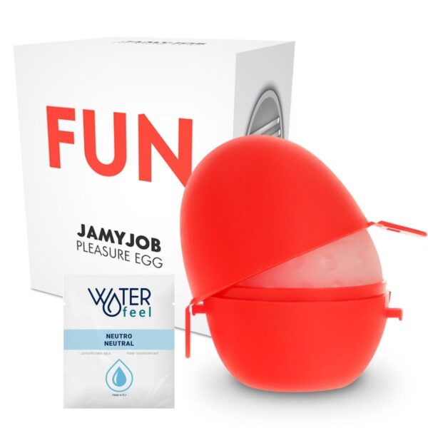 Mercadox JAMYJOB EGG MASTURBATOR RED EDITION DISCRETT