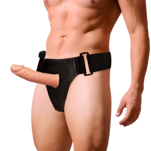 garanhão -HARNESS ATTRACTION ÁRNES HUECO BENNY CON VIBRADOR 15 X 4.5CM