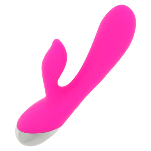 OHMAMA – VIBRADOR COM COELHO 10 MODOS DE VIBRAÇÃO 19 CM