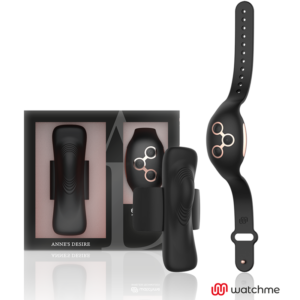 ANNE S DESIRE  PANTY PLEASURE TECNOLOGÍA WATCHME NEGRO/ GOLD