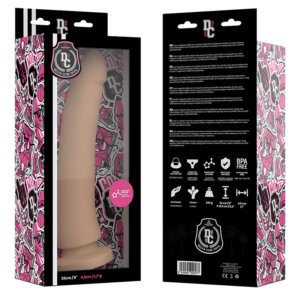 DELTA CLUB TOYS DILDO NATURAL SILICONA MEDICA 23 X 4.5 CM