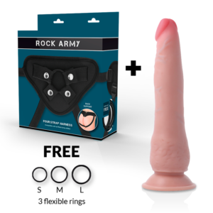 ARNÊS ROCKARMY + CRUZADO DUPLA DENSIDADE 21,5 CM