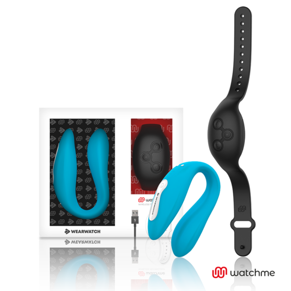 WEARWATCH DUAL PLEASURE WIRELESS TECHNOLOGY WATCHME INDIGO / JET BLACK - Image 2