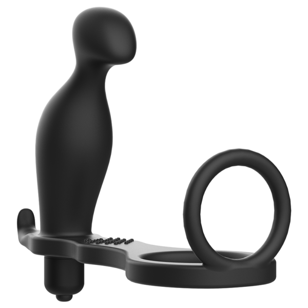 TOYS TOYS TOYS ANAL PLUG E COCK RING BLACK - Image 2