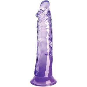 KING COCK CLEAR – PÊNIS REALISTA 19,7 CM ROXO