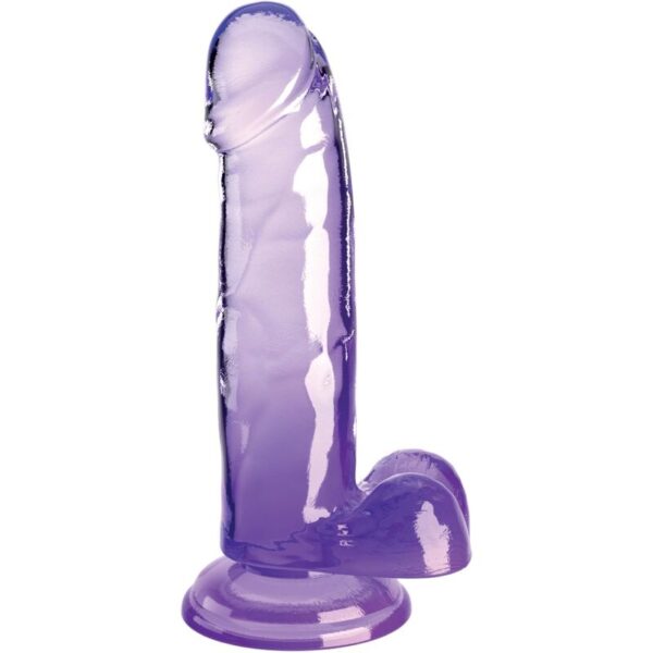 Mercadox KING COCK CLEAR - PÊNIS REALISTA COM BOLAS 15