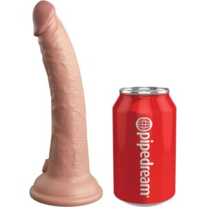 KING COCK ELITE – DILDO SILICONE REALISTA 17,8 CM