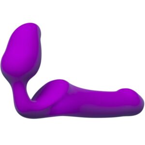 ADRIEN LASTIC – QUEENS STRAP-ON FLEXÍVEL VIOLETA TAMANHO M