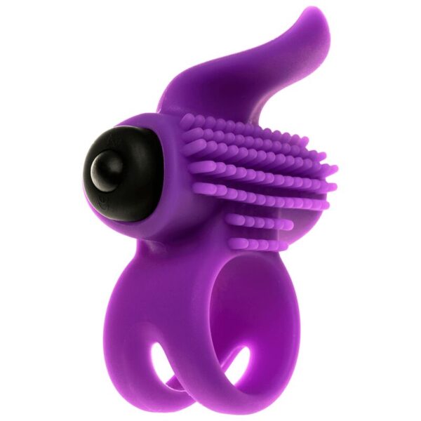 Mercadox ADRIEN LASTIC - ANEL VIBRADOR VIOLETA BULLET LASTIC VIOLETA