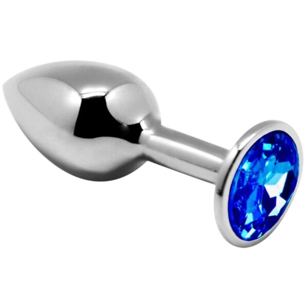 Mercadox ALIVE - MINI PLUG PRAZER ANAL METAL AZUL TAMANHO L