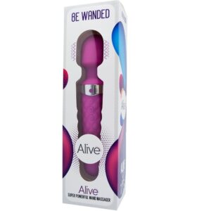 ALIVE – BE WANDED VIBRADOR MASSAGER ROXO