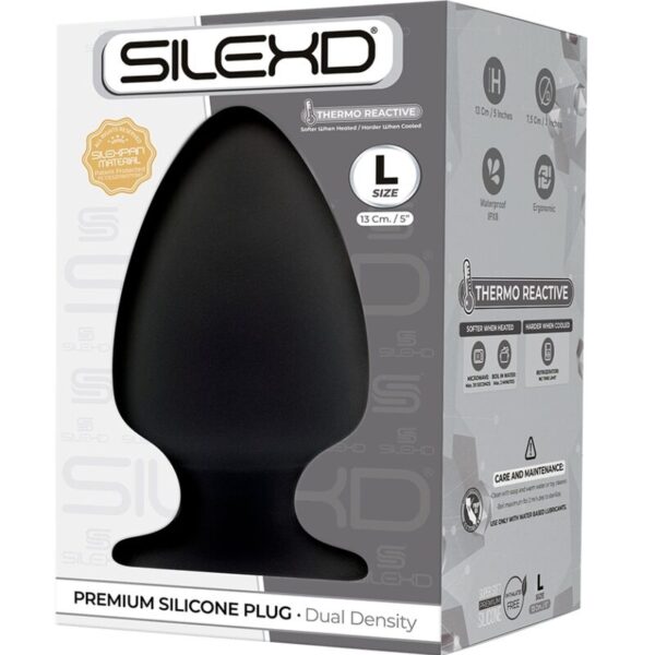 SILEXD - MODELO 1 PLUG ANAL PREMIUM SILEXPAN SILICONE PREMIUM TERMOREATIVO TAMANHO L - Image 2