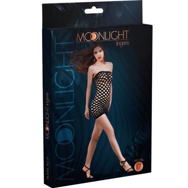 Mercadox MOONLIGHT - VESTIDO DE MALHA MODELO 17 PRETO TAMANHO ÚNICO
