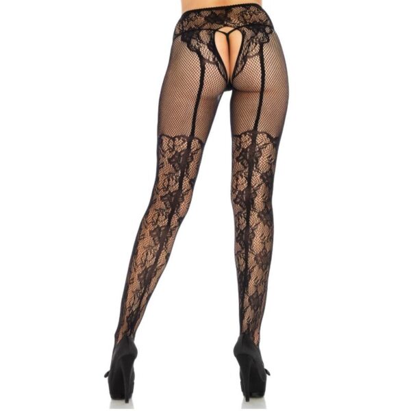 Mercadox LEG AVENUE - MEIA FLORES DESIGN VOLTA SEM CROTHLESS TAMANHO ÚNICO