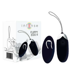INTENSE – FLIPPY II VIBRANTE OVO COM CONTROLE REMOTO PRETO