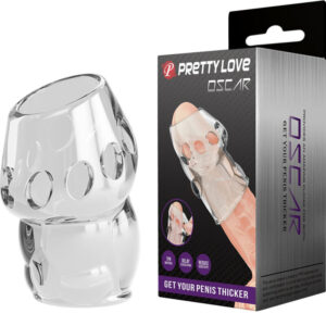 PRETTY LOVE – PÊNIS TRANSPARENTE OSCAR MAIS ESPESSO