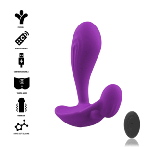 INTENSE – SHELLY PLUG ANAL CONTROLE REMOTO ROXO