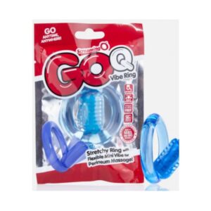 SCREAMING O – GO Q VIBE ANEL VIBRADOR TRANSPARENTE