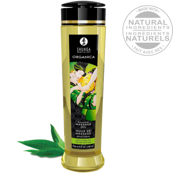 Mercadox SHUNGA - ÓLEO DE MASSAGEM BIO CHÁ VERDE 240 ML