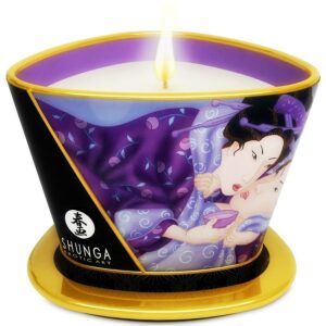 SHUNGA – MINI CARESS BY CANDELIGHT VELA DE MASSAGEM DE FRUTAS EXÓTICAS 170ML