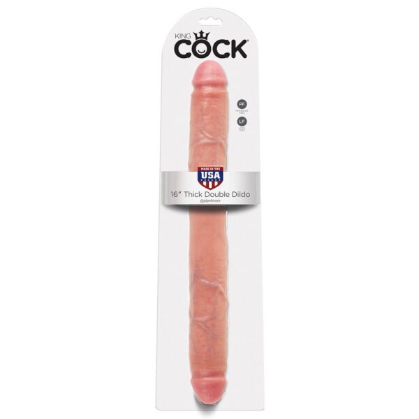 Mercadox KING COCK THICK DOUBLE DILDO CARNE 40
