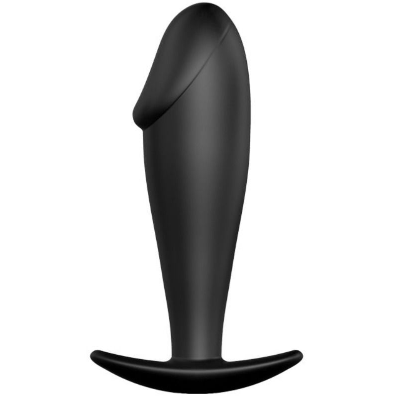 Mercadox PRETTY LOVE - PLUG ANAL FORMA DE PÊNIS DE SILICONE PRETO