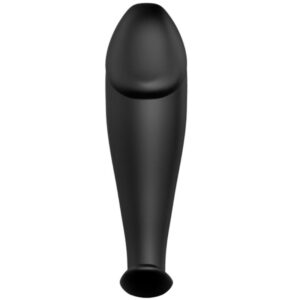 PRETTY LOVE SILICONE ANAL PLUG FORMA DE PÊNIS E 12 MODOS DE VIBRAÇÃO – PRETO