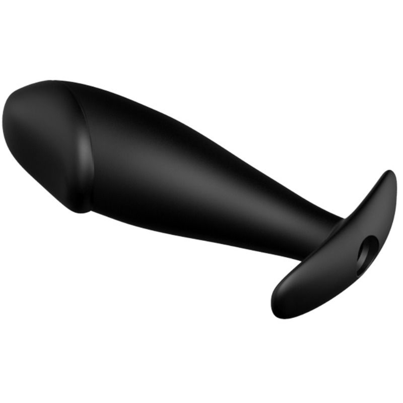 PRETTY LOVE SILICONE ANAL PLUG FORMA DE PÊNIS E 12 MODOS DE VIBRAÇÃO - PRETO - Image 3