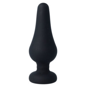 INTENSE – PLUG ANAL PIPO L SILICONE PRETO 13 CM