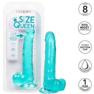 CALIFORNIA EXOTICS – DILDO QUEEN TAMANHO AZUL 20.3 CM