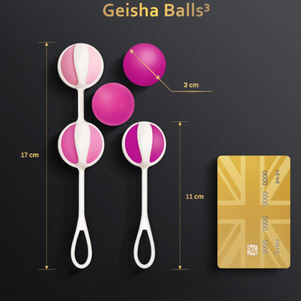 G-VIBE - CONJUNTO 5 BOLAS DE GEIXA3 ROSA - Image 3