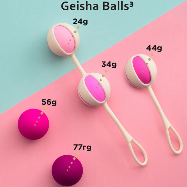 G-VIBE - CONJUNTO 5 BOLAS DE GEIXA3 ROSA - Image 2