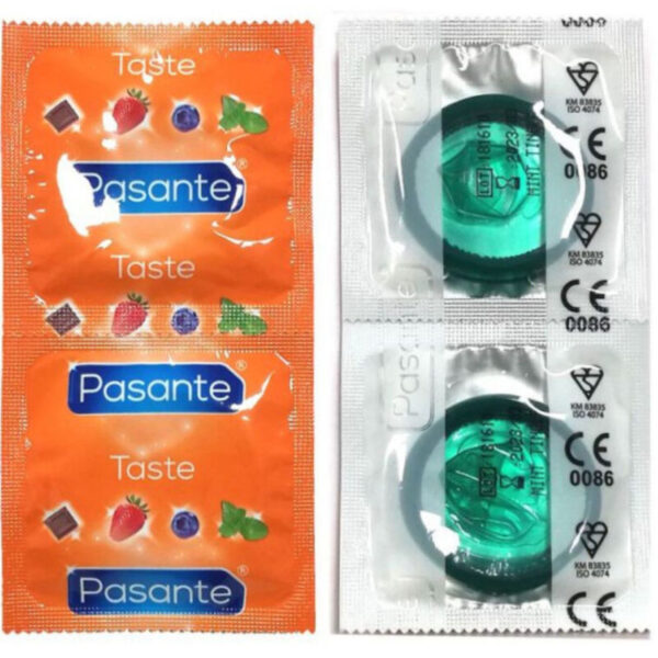 Mercadox PASANTE - SACO DE PRESERVATIVOS SABOR HORTEL 144 UNIDADES