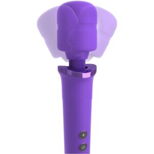 FANTASY FOR HER – MASSAGADOR DE VARINHA RECARREGÁVEL PARA ELA E VIBRADOR 50 NÍVEIS VIOLETA