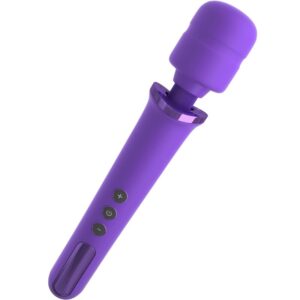 FANTASY FOR HER – MASSAGADOR DE VARINHA RECARREGÁVEL PARA ELA E VIBRADOR 50 NÍVEIS VIOLETA