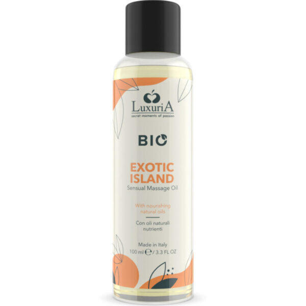 Mercadox INTIMATELINE LUXURIA - ÓLEO DE MASSAGEM BIO EXOTIC ISLAND 100 ML