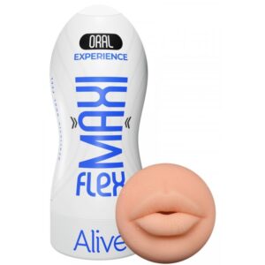 ALIVE – MAXI FLEX MASTURBADOR MASCULINO ORAL TAMANHO L