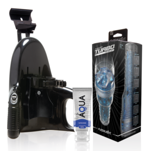 FLESHLIGHT – TURBO THRUST BLUE ICE + LANÇAMENTO UNIVERSAL + LUBRIFICANTE DE QUALIDADE AQUA 50 ML