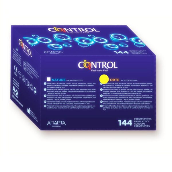 Mercadox CONTROL - PRESERVATIVOS ADAPTA FORTE 144 UNIDADES