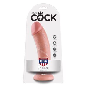 KING COCK – 8 CARNE DE DILDO 20.3 CM