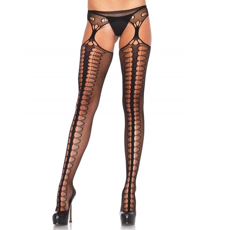 Mercadox LEG AVENUE - COM GARTER EXCLUSIVE PRETO