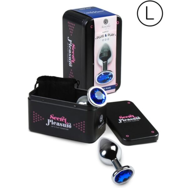 SECRETPLAY - PLUG ANAL TAMANHO L AZUL - Image 2