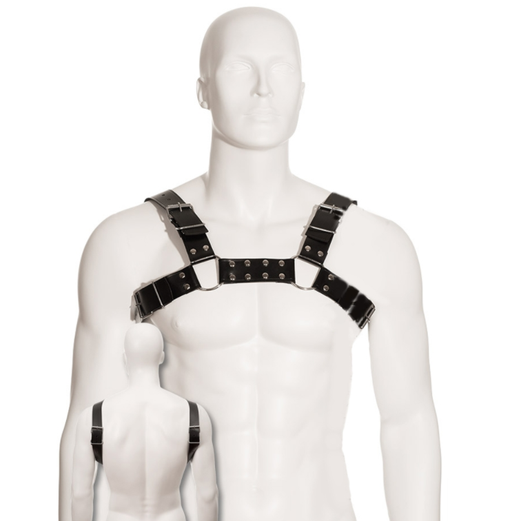Mercadox LEATHER BODY - CHICOTE DE CO DE COURO NEGRO