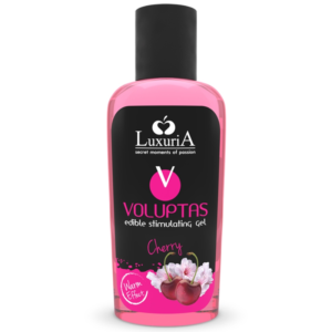 INTIMATELINE LUXURIA – VOLUPTAS GEL DE MASSAGEM COMESTÍVEL EFEITO AQUECEDOR – CEREJA 100 ML