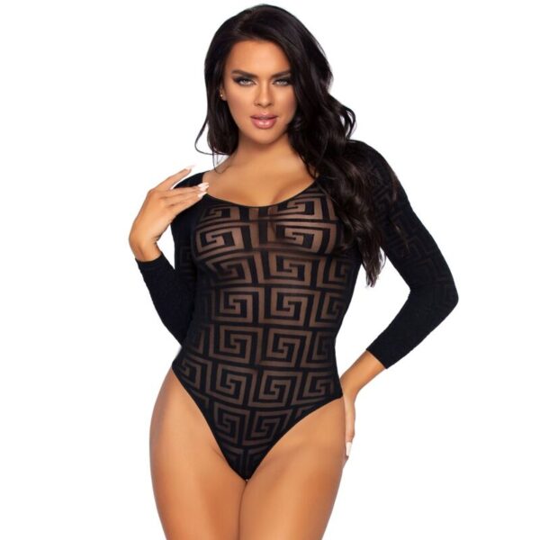 Mercadox LEG AVENUE - MOSAIC SNAP CROTH BODYSUIT TAMANHO ÚNICO